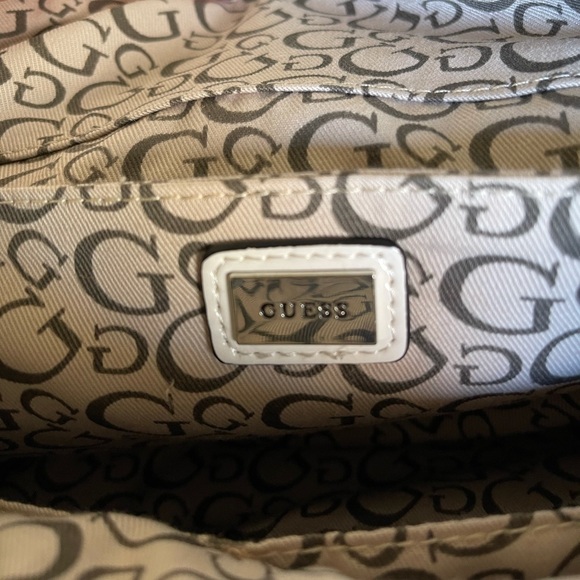 Yellow Guess Faux Leather Fully Lined Handbag - Picture 9 of 15